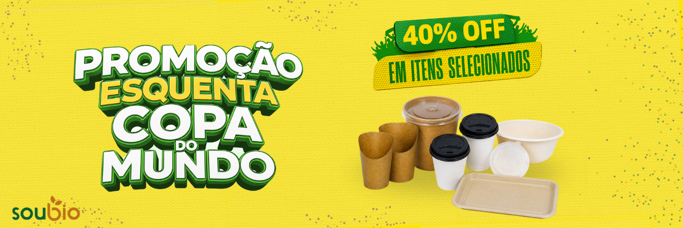 Promoção copa -40% de desconto